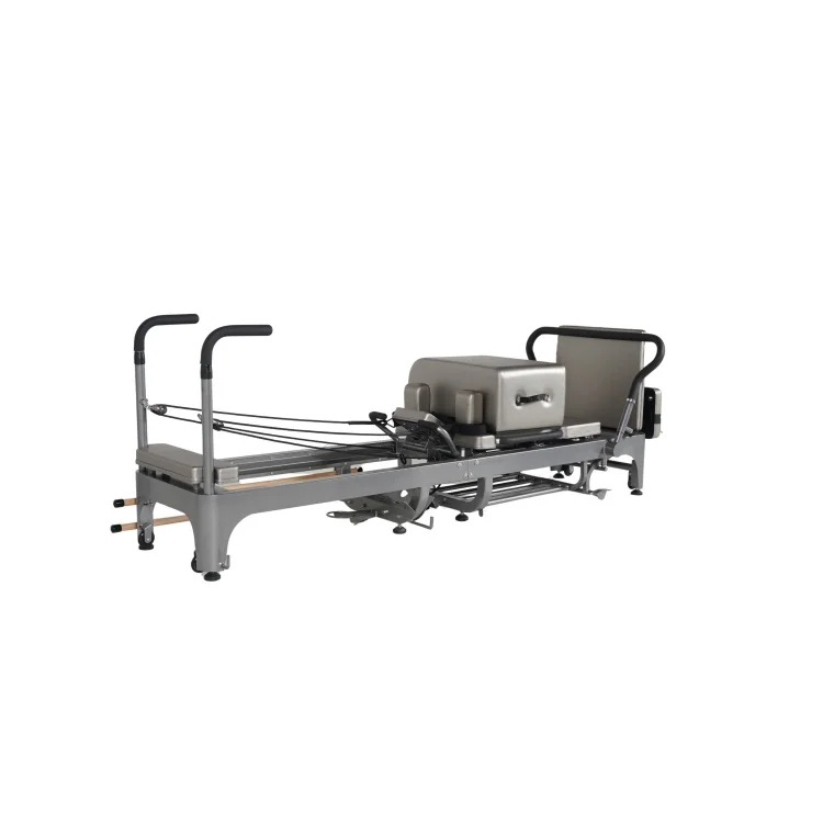 

Professional Durable Yoga Pilates Reformer Aluminum Foldable Adjustable Multifunction Pilates Machine Portable Studio Equipment