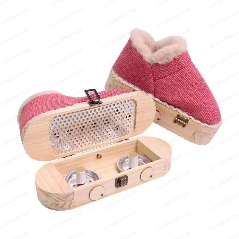 Moxibustion shoes home portable moxibustion can be walked moxibustion shoes health foot boots physiotherapy box wormwood