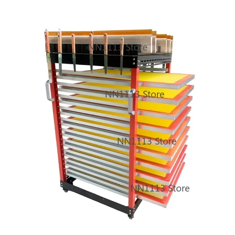 20 Layers Screen Printing Racks Drying Rack Screen Printing Process Tool Storage Organization Equipment for Artists Printers