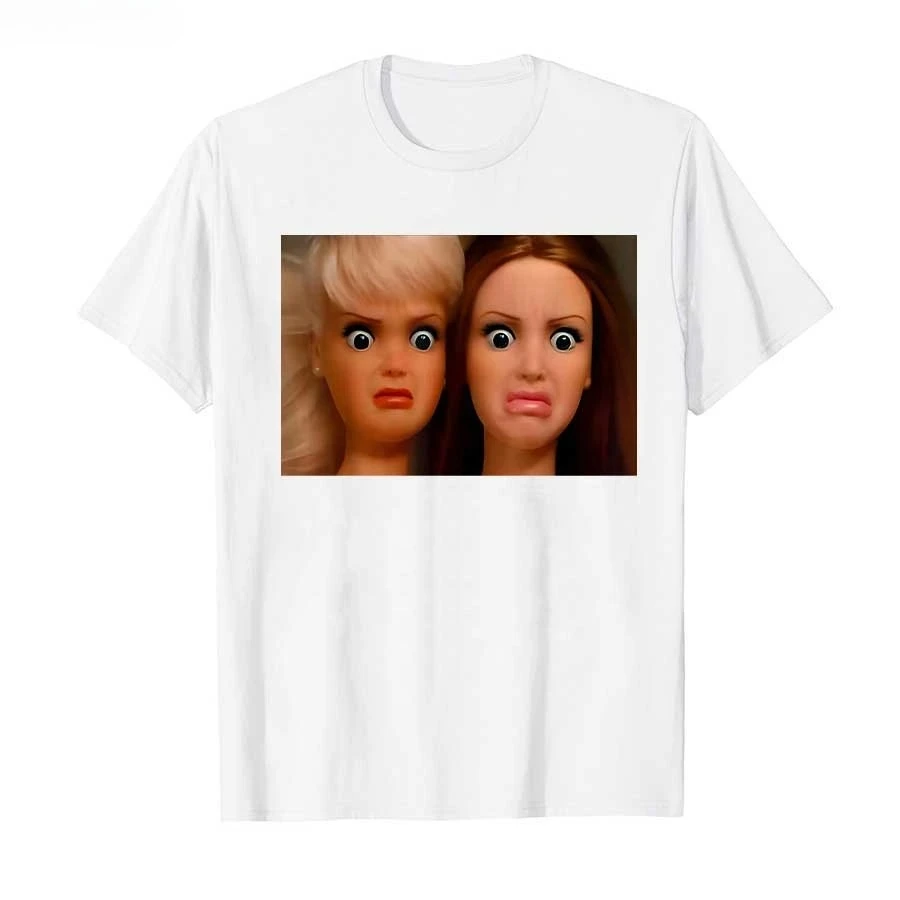 Disgusting Doll Face T-shirt For Women T Shirts Short Sleeve Tops 1203-2