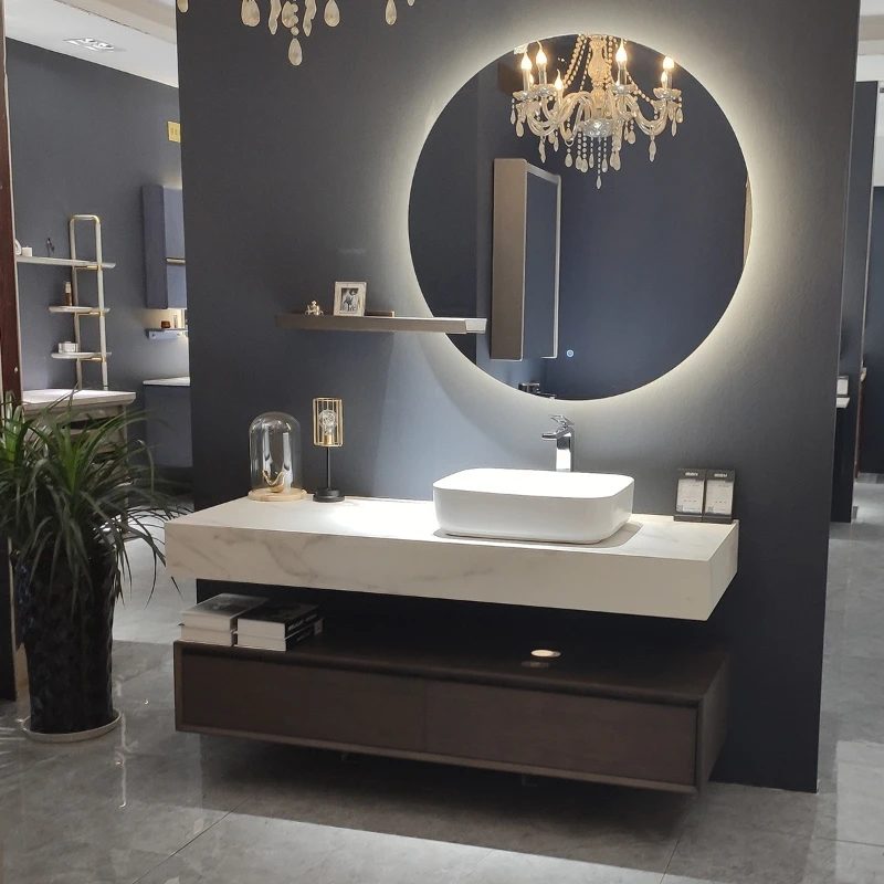 

Modern simple bathroom cabinet combination washbasin wash basin toilet washbasin customization