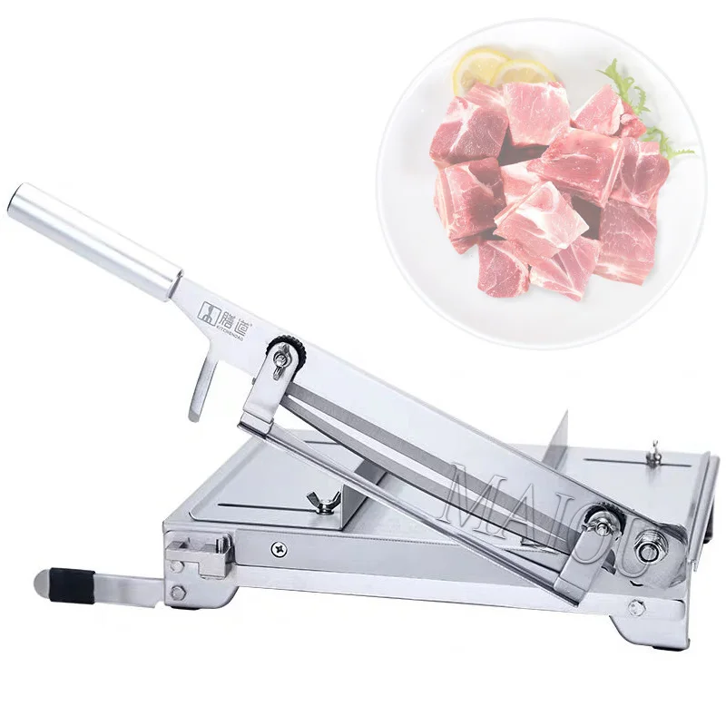 

13.5 Inch Bone Cutter Stainless Steel Meat Slicer Chicken Duck Fish Lamb Meat Bone Cutting Machine