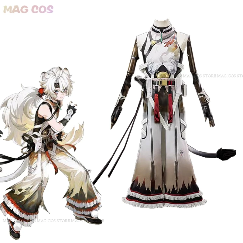 

Wuthering Waves LINGYANG Cosplay Costume Wig Anime Game Ling yang Pants Halloween Male Boy Outfit Adult Mens Oufit 2024 New