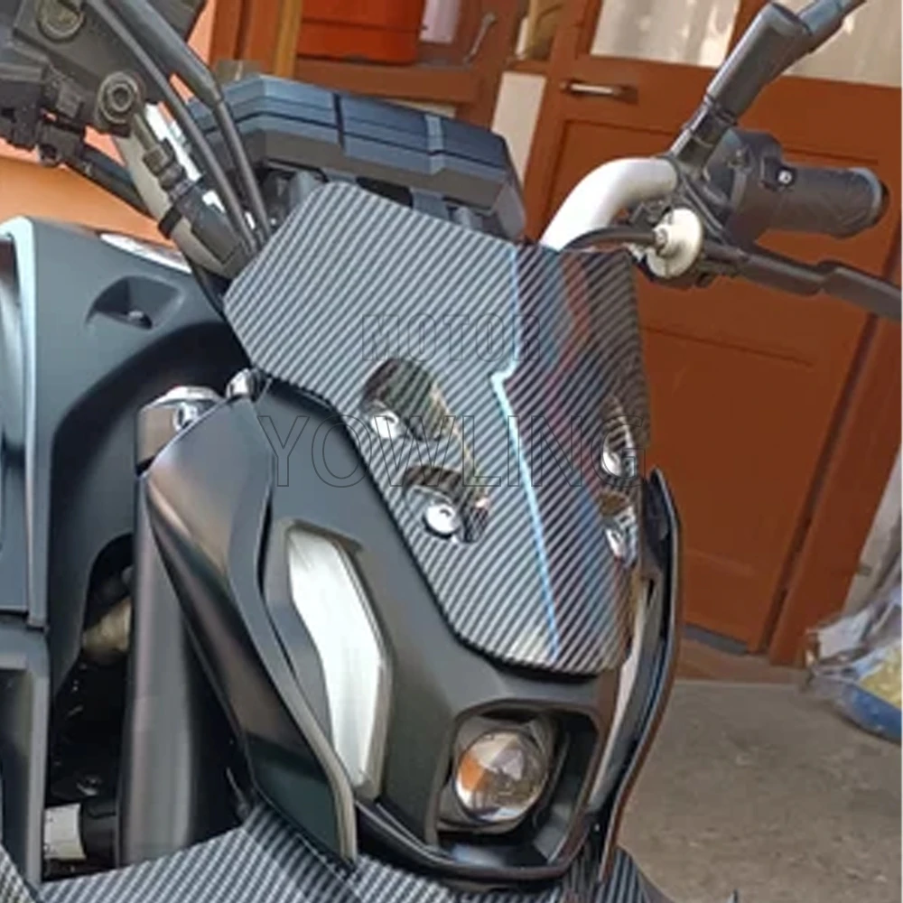 

Motorcycle Front Windshield Windscreen Windproof Air Wind Screen Deflector For YAMAHA MT-07 MT07 MT 07 2021 2022 2023 2024 2025