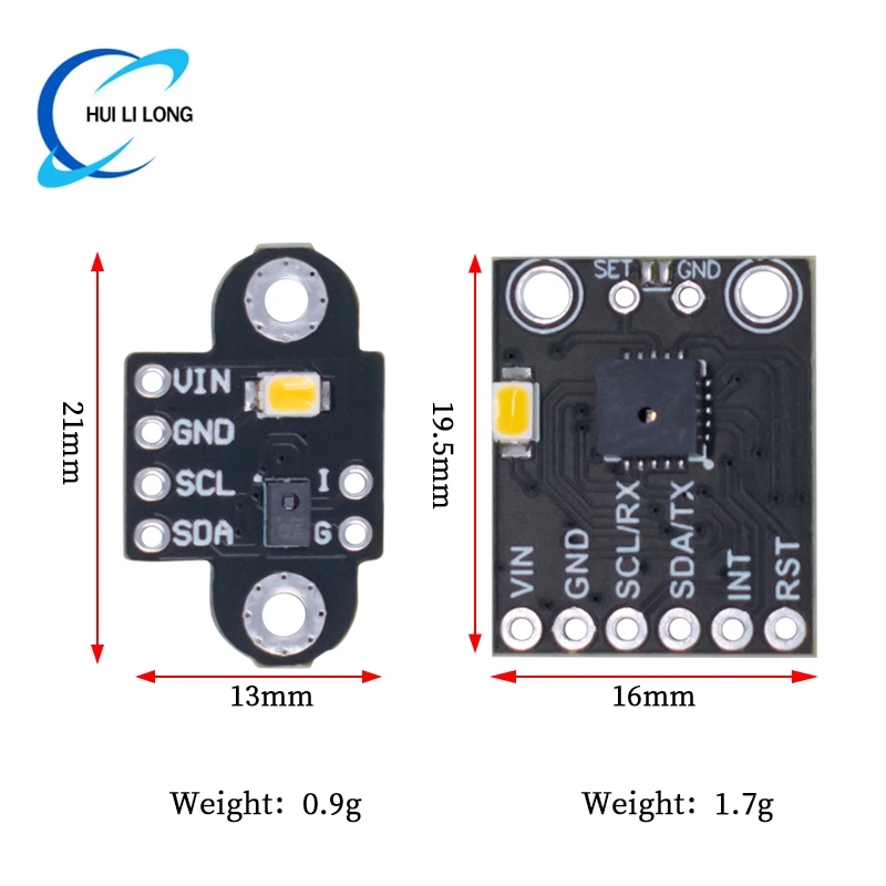 GY-AS7262 AS7263 AS7341 Visible infrared color spectrometer sensor module