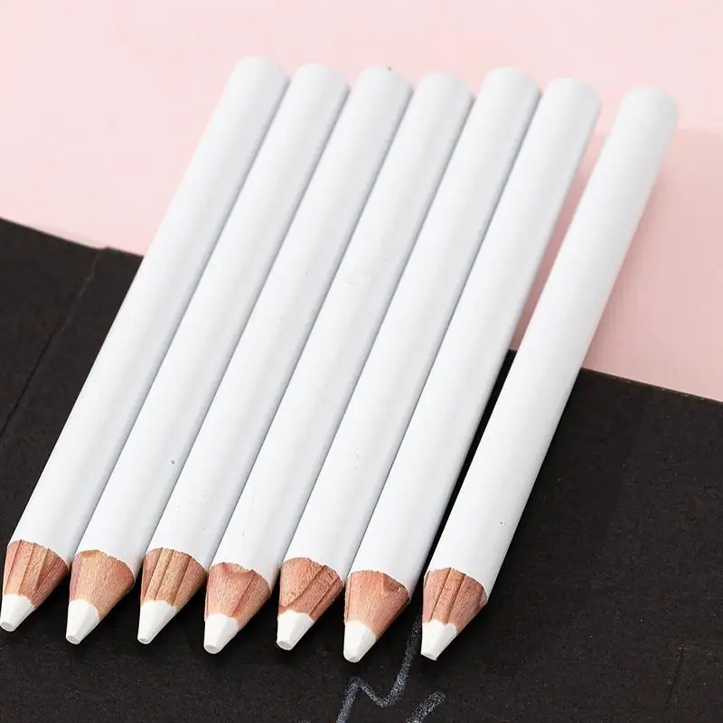 10pcs White Tailor's Marking Pencils Sewing Fabric Marking Tools for Tailoring