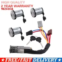 Para Peugeot Partner para Citroen Berlingo 1996-2008 1 Juego de cerraduras delanteras y traseras de 3 puertas + 1 barril de encendido 96244156 252522   9170.G3