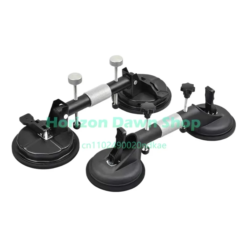 Aluminum alloy handle marble glass vacuum suction lifter
