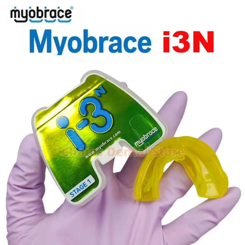 MRC i3N Myobrace Kids Orthodontic Trainer Class III Stage 1 Myofunctional Correction Appliance Dental I3N for Mixed Dentition