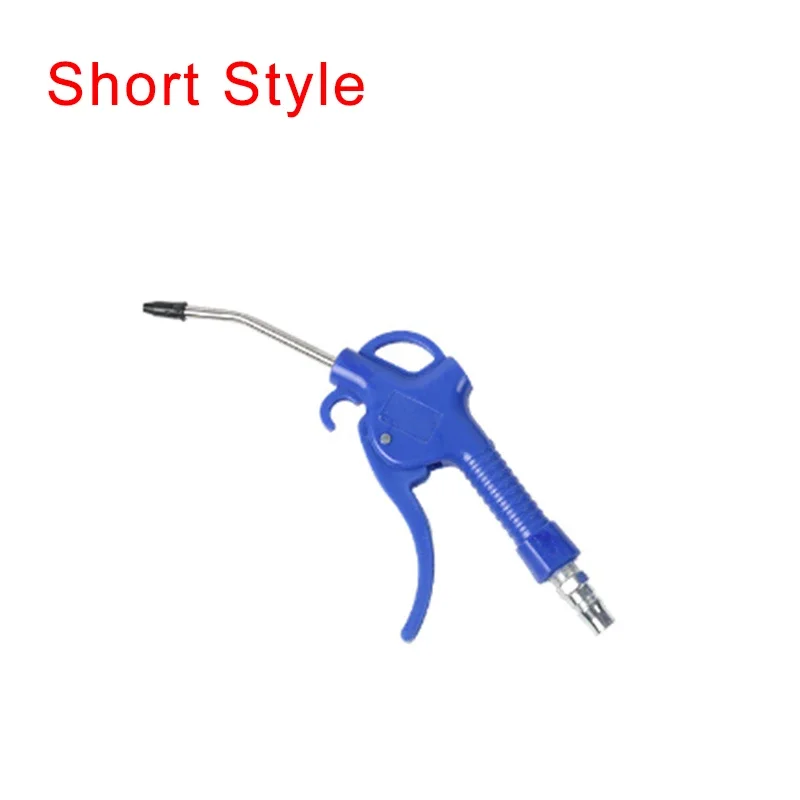 New Air Blow Gun,High Flow Air Blower Gun for Compressor with Angled Bent Nozzle,Three Colors to Choose from,Short style