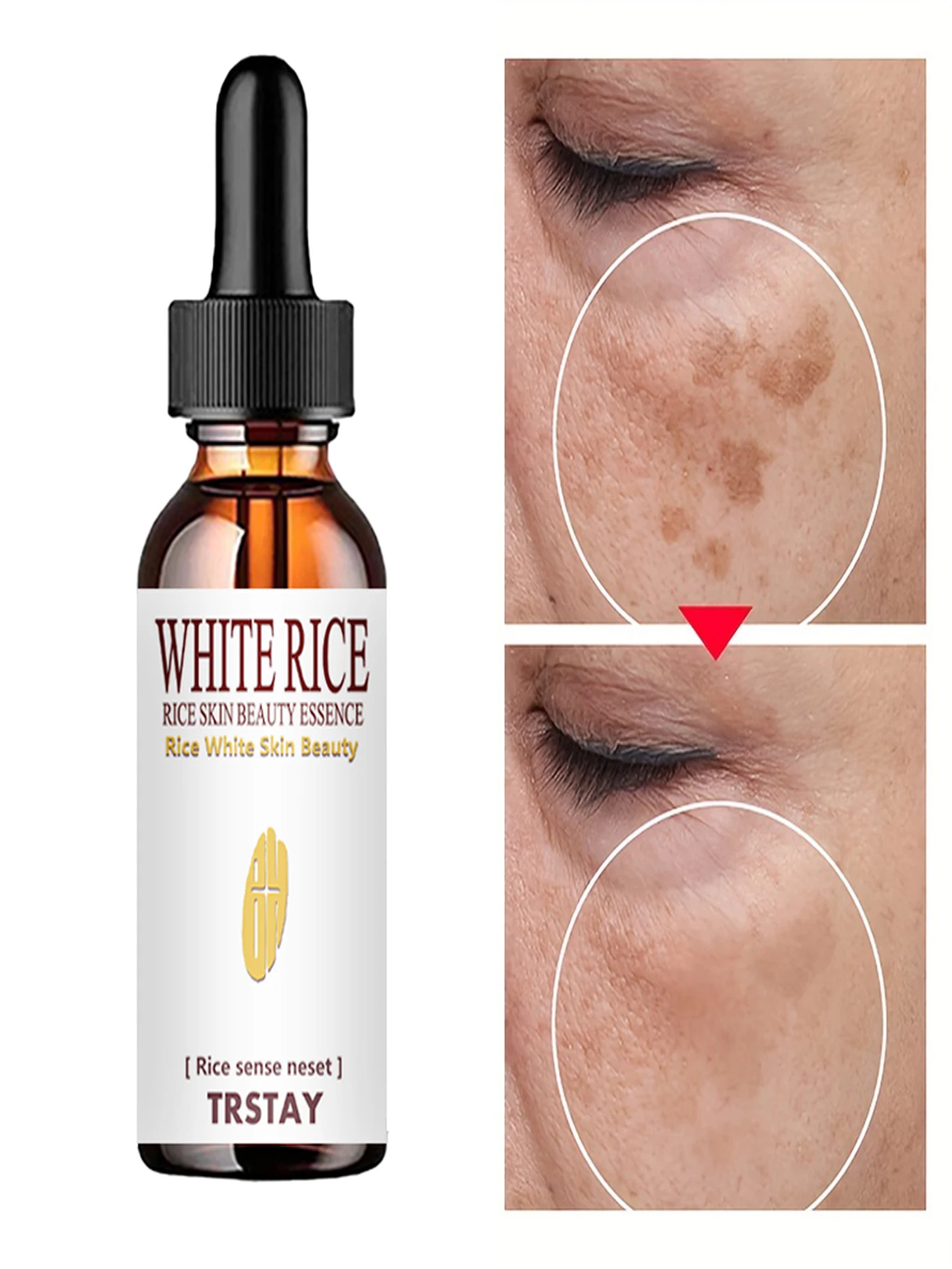 New White Rice Nourishing essence Facial Moisturizing essence Deep Care Wrinkle Free Gold Skin Care