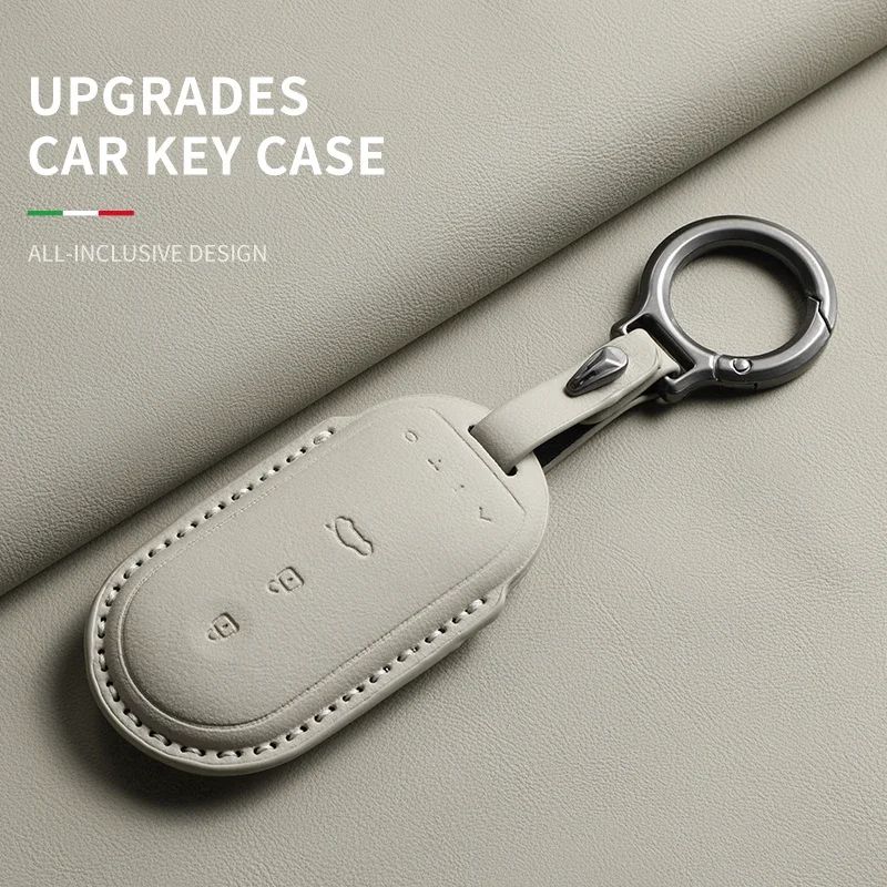 Original Color Car Key Case Cover For HUAWEI Aito M5 M7 M9 M7pro Auto Remote Key Shell For Aito Interior Decoratives Accessories