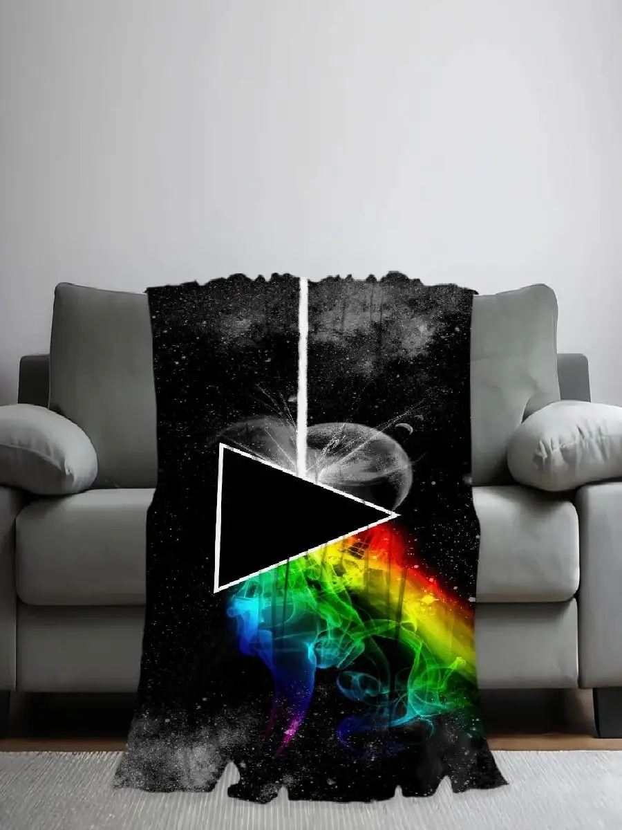 Pink Floyd Wish You Were Here Printed Throw Blanket for Sofa Bedroom Travel and Gifts