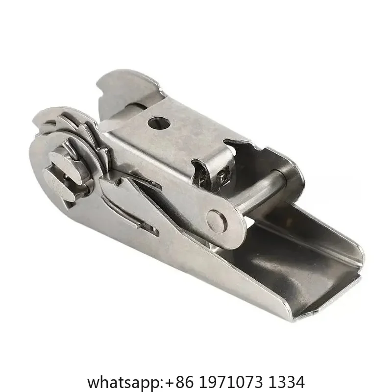 1pc 38X25mm Stainless Steel Rope Ratchet Buckle Tool Parts Tight