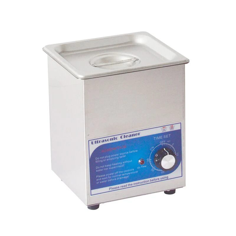 Ultrasonic Cleaning Machine 2L Small Capacity Digital Timer & Heater Control Stainless Steel