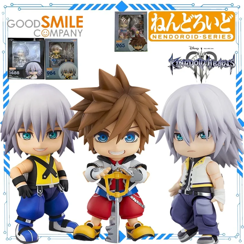 GSC Original Auténtico Clay Man # 965 # Muñeco Móvil de Kingdom Hearts, Sora y Riku, Modelo Exquisito Hecho a Mano, Juguete Coleccionable, Regalo