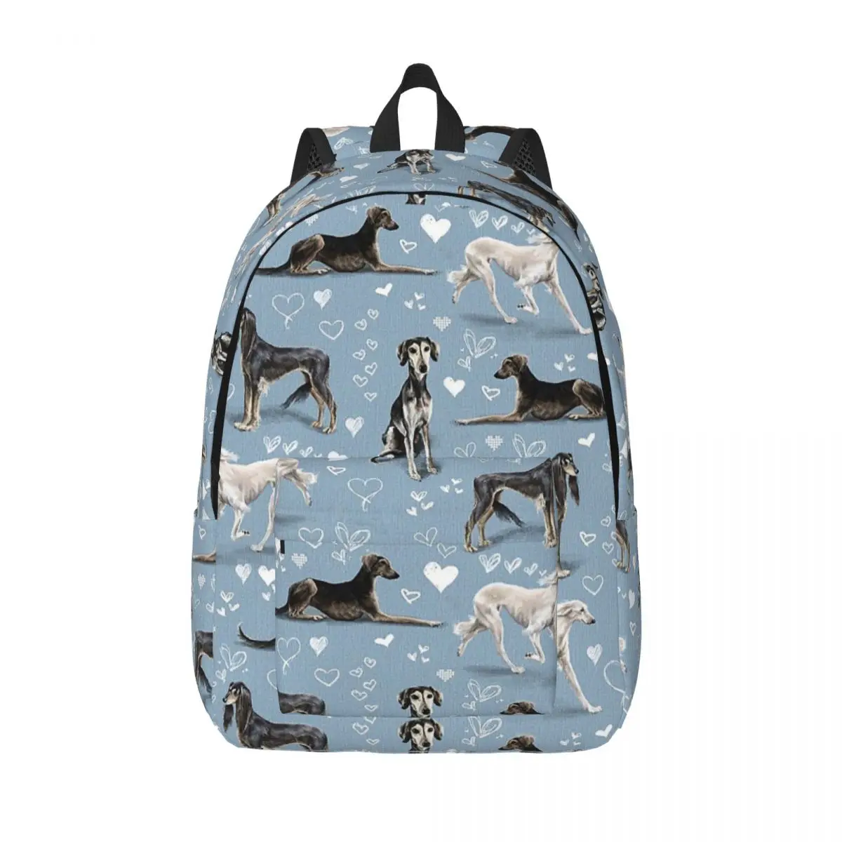 

The Saluki Backpack for Boy Girl Kids Student School Book Bags Dog Animal Lover Daypack Preschool Primary Bag with Pocket