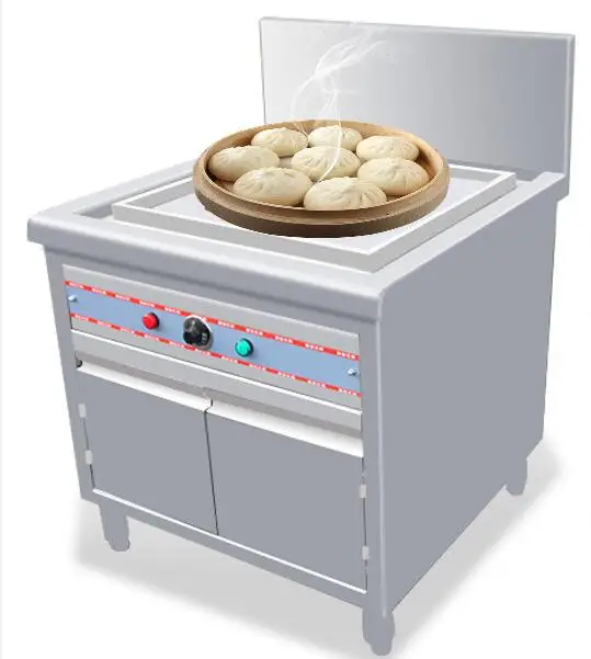 2022 Electric Stuffed Bun Steamer Food Steamer Machine Multi Function Dimsum Dumpling Bamboo Steamer Basket 18cm Diameter