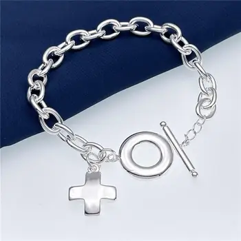 10 best sales Bracciale croce argento 925 - №9