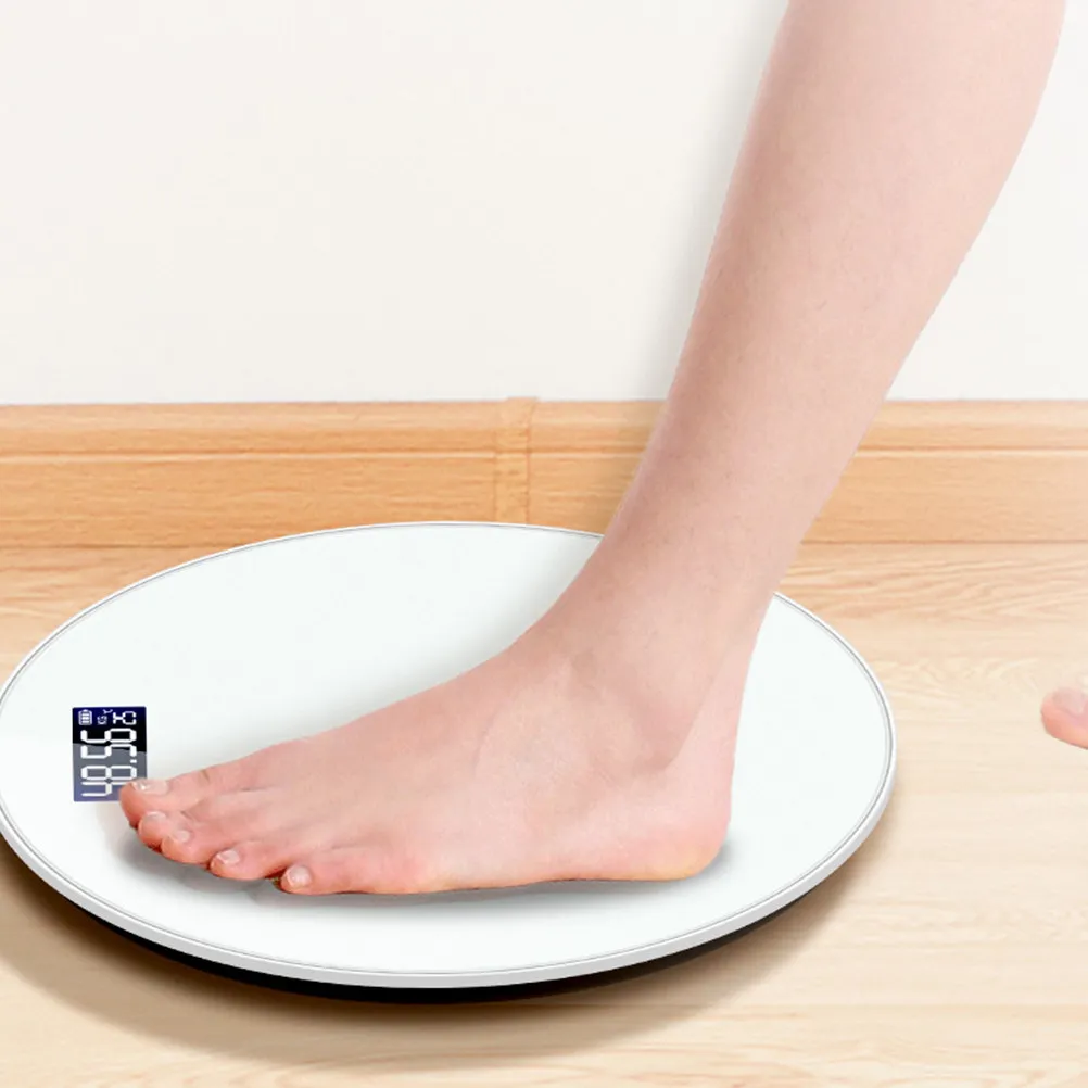 

Весы для тела с поверхностью из закаленного стекла, большим LED-дисплеем, точные цифровые весы для домашнего использования