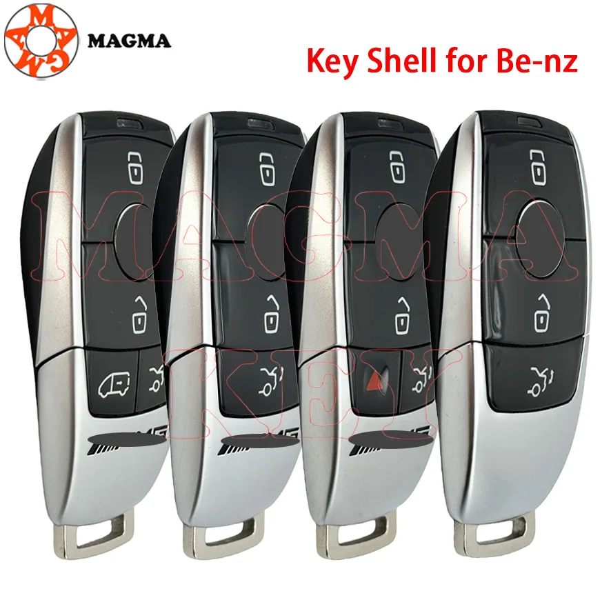 MAGMA مفتاح السيارة فوب الإسكان شل لمرسيدس بنز A C E S G الفئة GLC CLE CLA GLB GLS W177 W205 W213 W222 X167 AMG #1