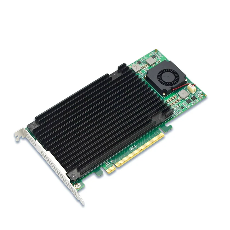 Imagem -03 - Cartão Adaptador Quad M.2 Nvme Ssd Pcie X16 Plx 8747 Pci Express 3.0x16 Mudar para Portas M.2 Stc Pe31624i