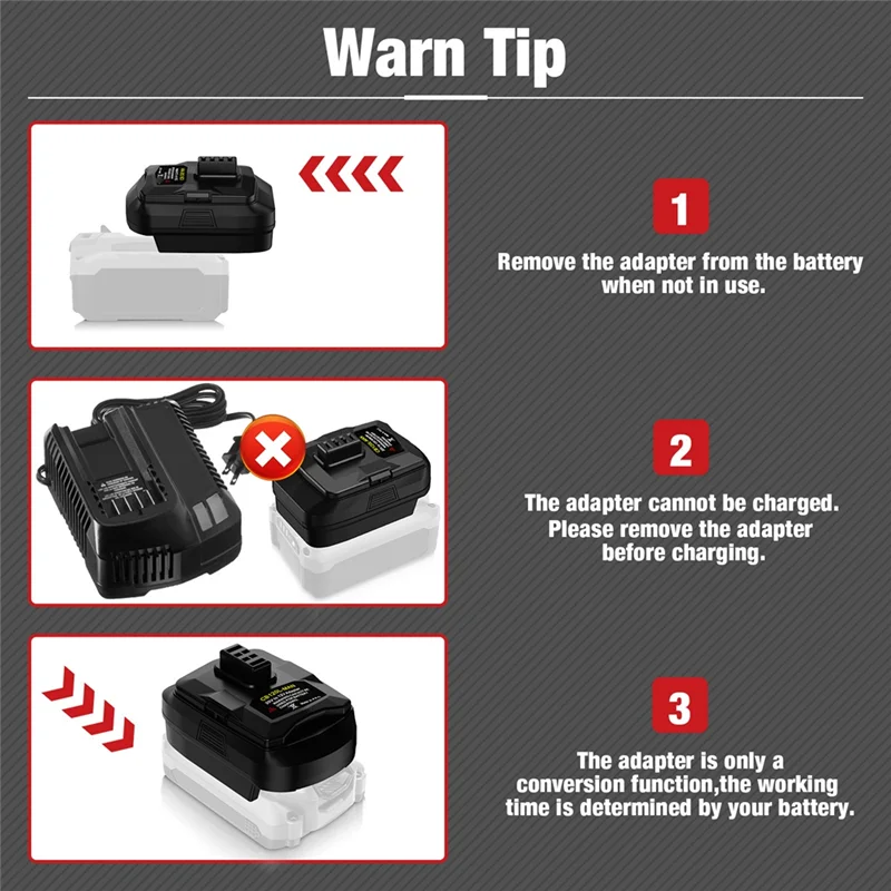 AT02-Battery Adapter Converter For  DIY Battery Converter For Ryobi Convert 18V Battery To Ryobi 12V