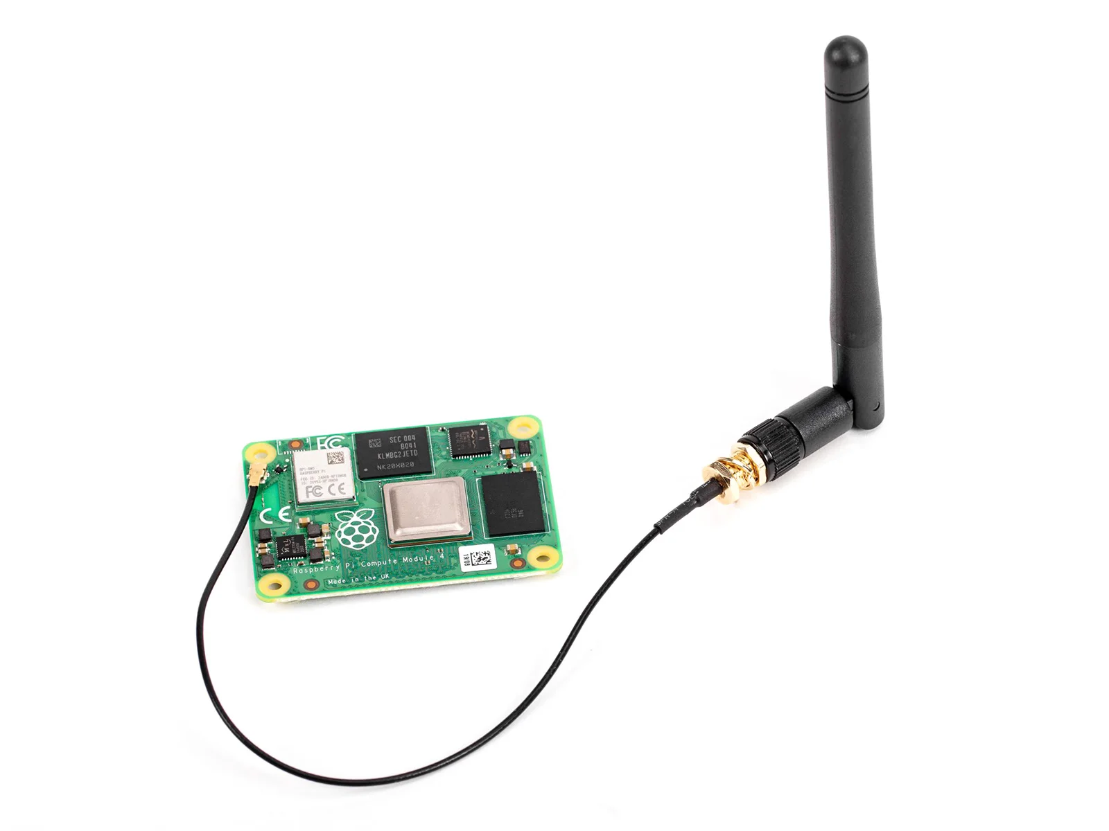 Immagine 4: Antenna compatibile Waveshare per modulo di elaborazione Raspberry Pi 4, supporta la banda di frequenza WiFi 2.4G/5G