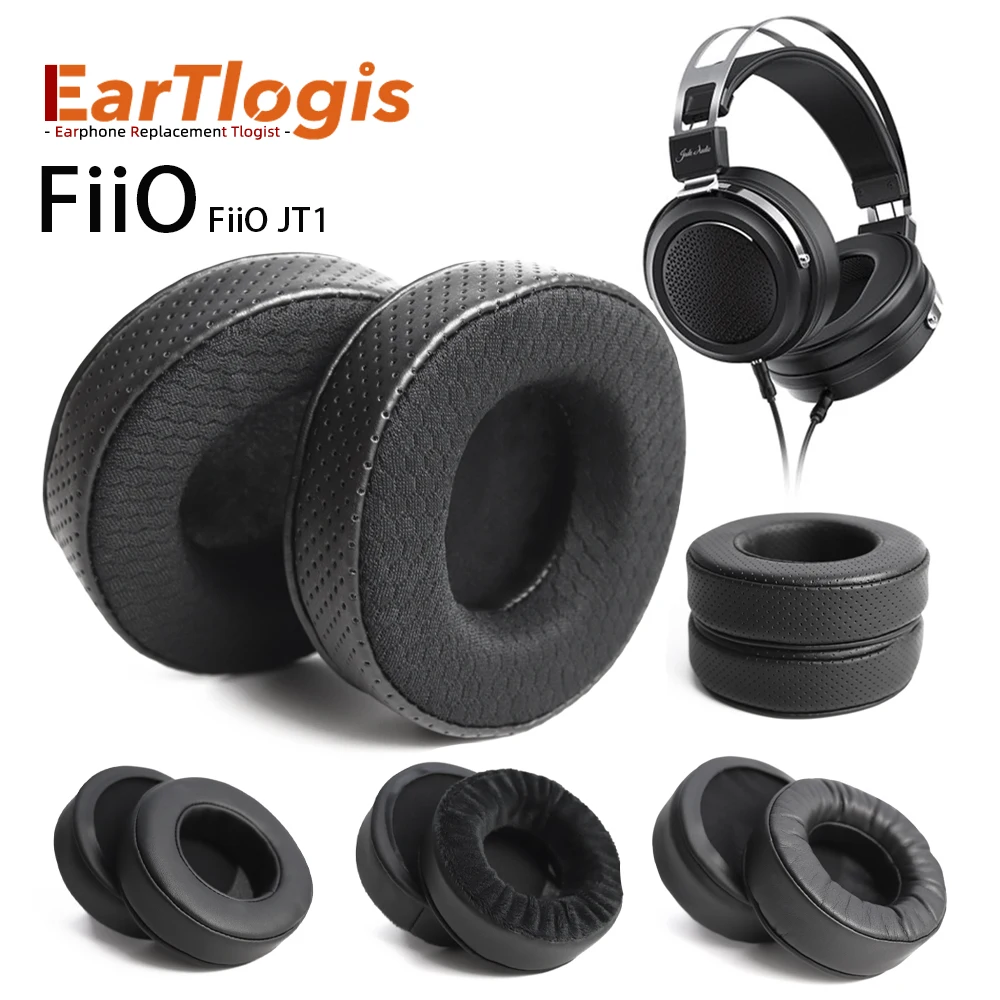 

EarTlogis New Arrival Replacement Ear Pads for FiiO JT1 Headset Earmuff Cover Cushions Earpads