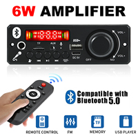 6W Amplifier DC 5V MP3 WMA Decoder Board Bluetooth 5.0 Audio Module USB TF Radio Wireless FM Receiver 2*3W MP3 Player For Car