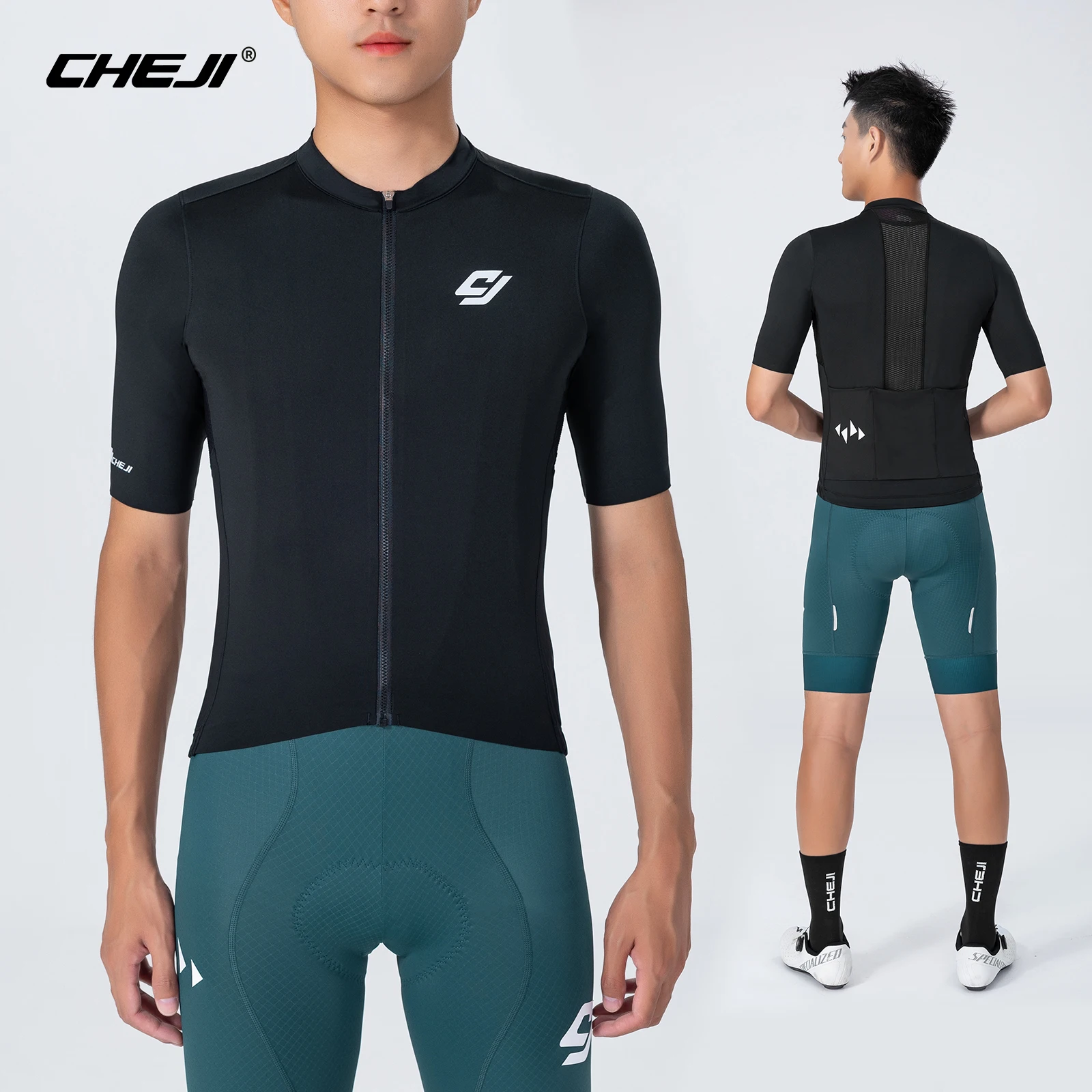 

CHEJI Cycling Jerseys Clothing Men's Sports Short Sleeved Tops Summer Quick Drying Breathable High-quality Cycling Equipment New