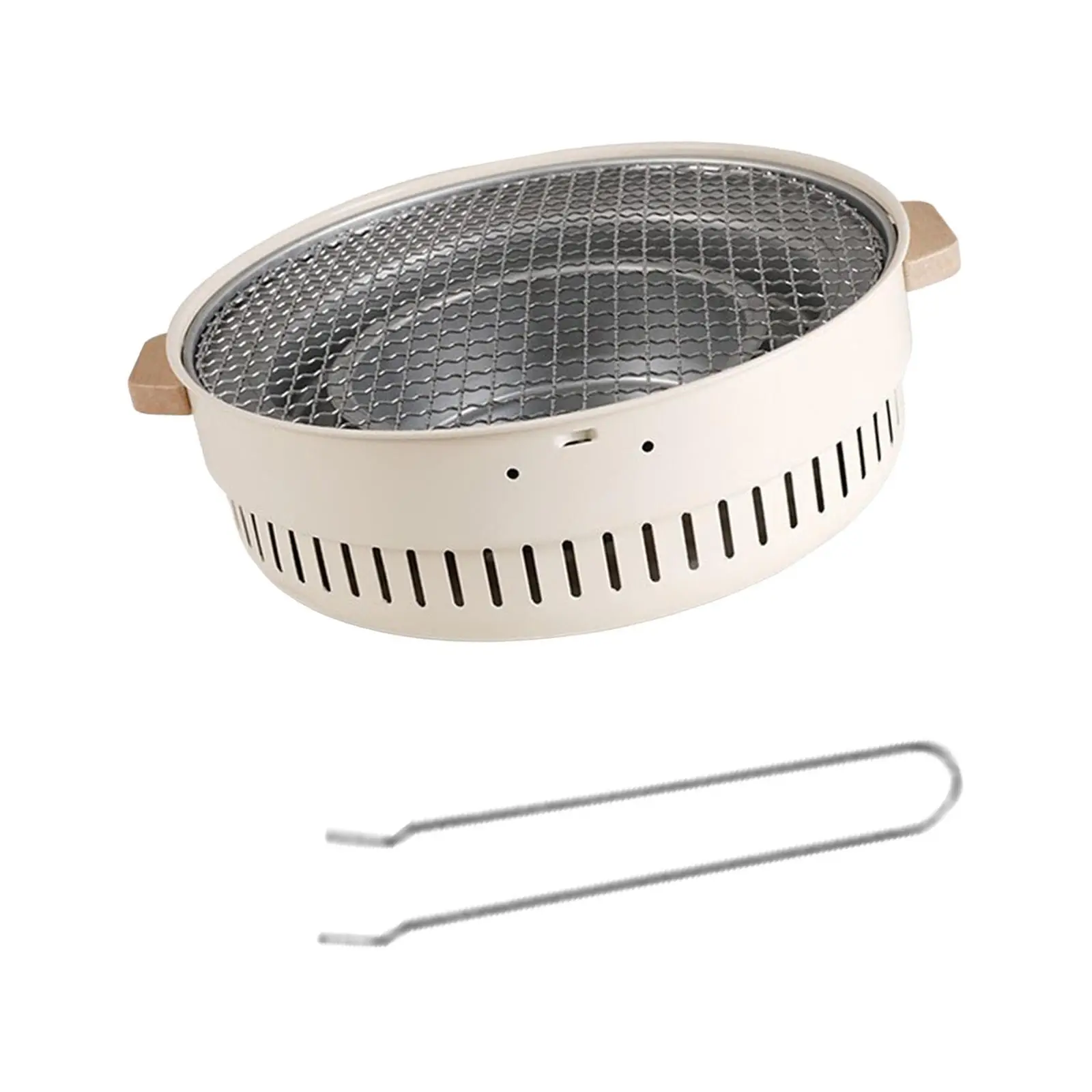 

Charcoal Grill Portable Camping Cookware Wood Burner Grill Tea Fire Grill Barbecue Grill for Backyard Hiking Outside Garden