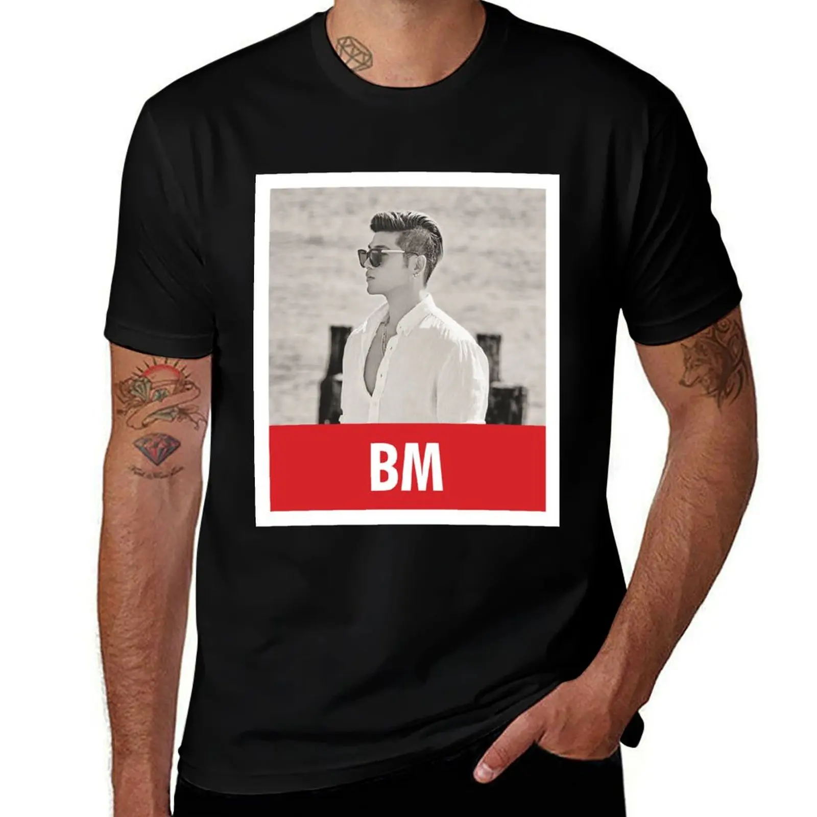 

high t - man cotton t cotton man shirt tees quality BM men 100% for graphic T-Shirt shirts t shirt KARD
