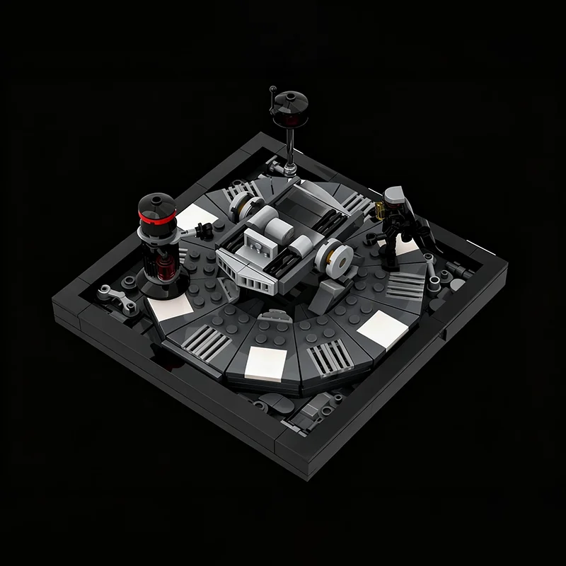 406 pièces MOC Vader Transformation Diorama étoile bataille modèle blocs de construction Architecture jouet éducation idée cadeau de noël