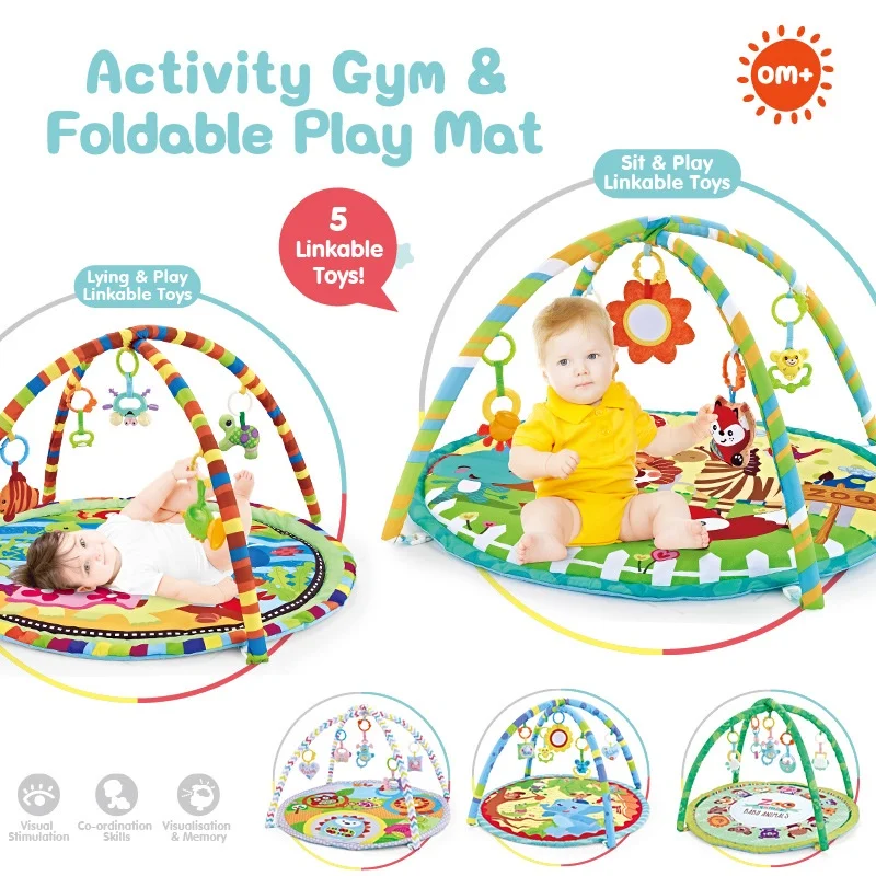 

2023 Activities Mat For Baby Round Carpets For Baby Toy Carpet For Newborn Baby Crawling For