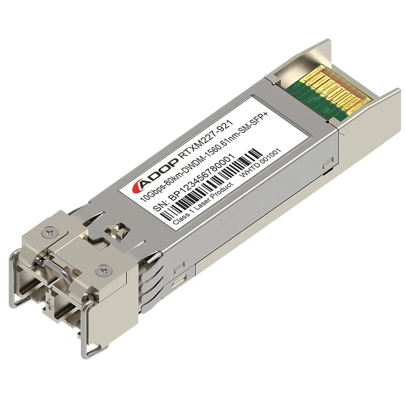 

ADOP for Cisco C17-C61 DWDM-SFP10G-60.61 Compatible 10G DWDM SFP+ 1560.61nm 80km DOM Duplex LC SMF Transceiver Module