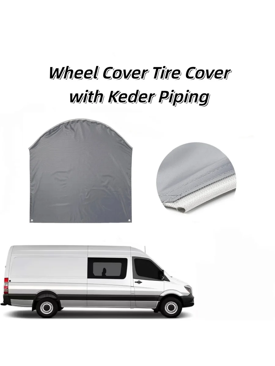 Housse de roue de camping-car, housse de pneu avec tuyau en keder pour caravane, housse de pneu de camping-car, roues, pneus et accessoires