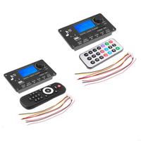 77HA 12V USB FM Radio Board Car Wireless Receiver Module DIY Module Car MP3 Player with Remote Control