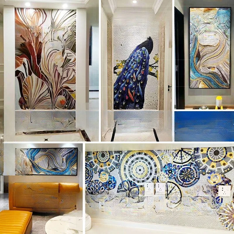 Mosaic Puzzle Parquet Homestay Pool Brick Hotel Painting Floor Tiles