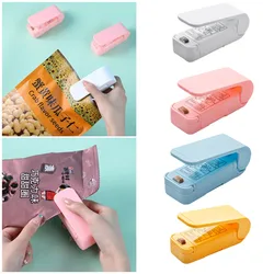 Mini Plastic Bag Sealer Storage Bag Clip Sealing Storage Machine Portable Sealer Packaging Seal Food Snacks Kitchen Gadgets