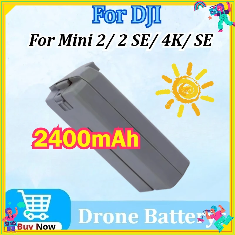 

New 7.7V 2400mAh 18.48Wh for DJI Mini 2/Mini 2 SE/Mini 4K/Mini SE Drone Battery Accessories High Quality Rechargeable Battery
