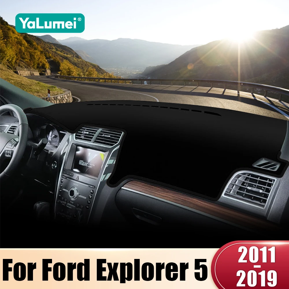 

For Ford Explorer 5 2011 2012 2013 2014 2015 2016 2017 2018 2019 Car Dashboard Cover Instrument Desk Sun Shade Pad Accessories