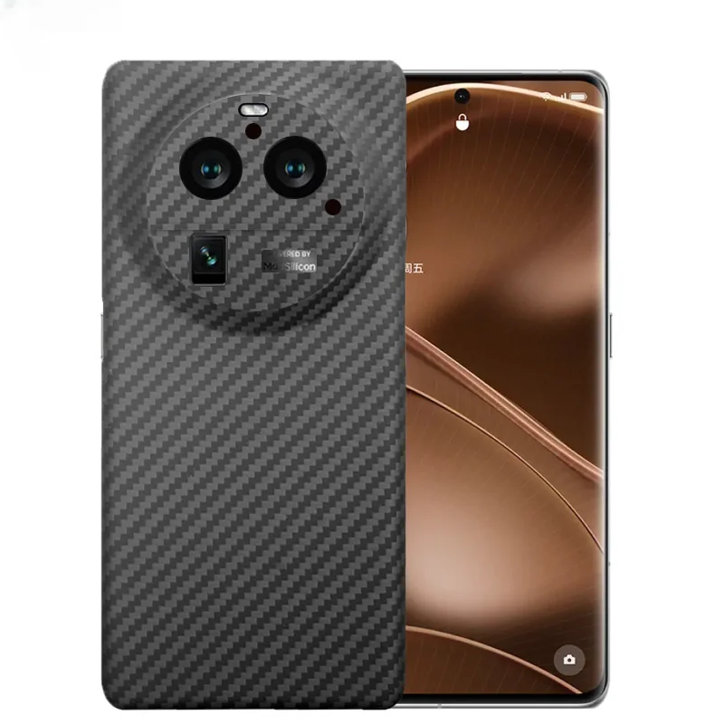 Carbon Fiber Case for OPPO Find X6 Pro /OPPO Find X6 Aramid Phone Case Ultra Thin Protective Case Business Fall Prevention Cover