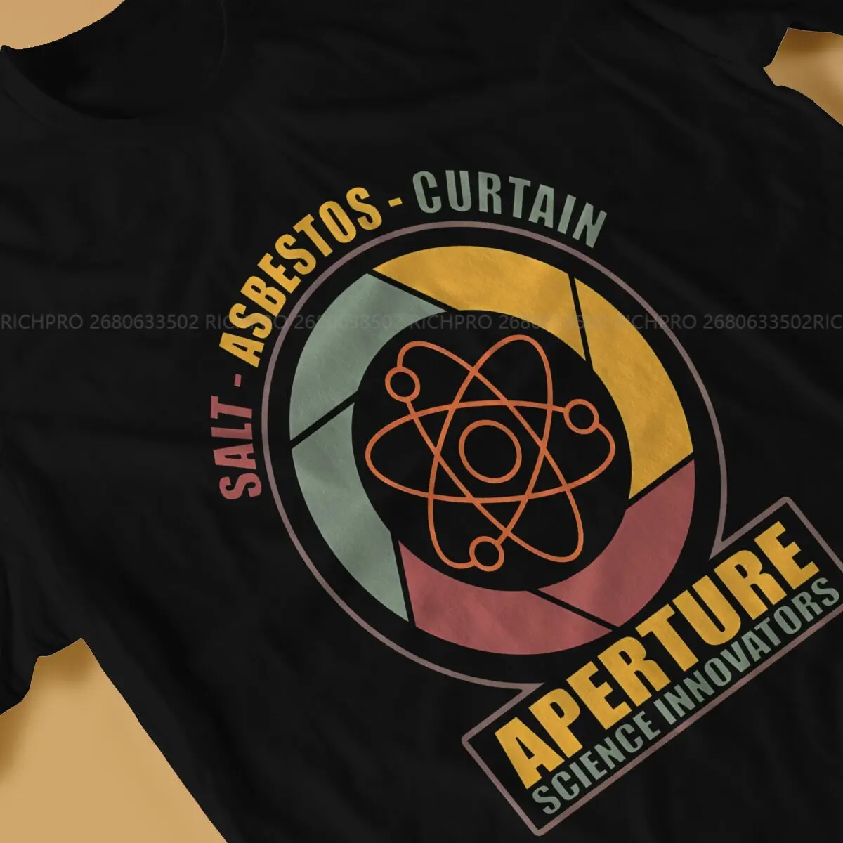 Portal Aperture Science Laboratories Unique TShirt Half Life Game Leisure Polyester T Shirt Newest T-shirt For Men Women