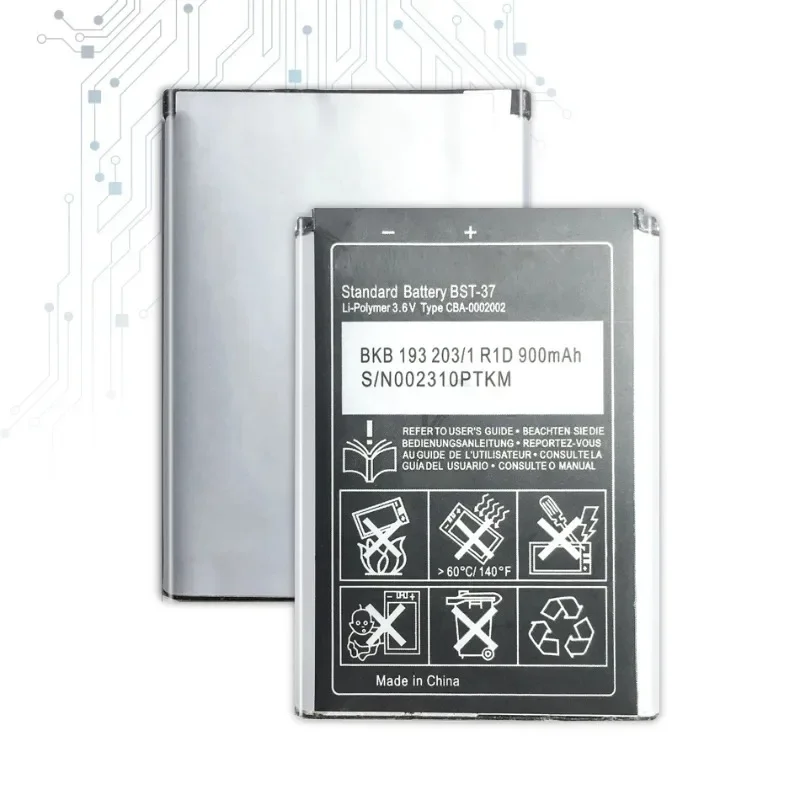 Baterai BST-37 900mAh Untuk Sony Ericsson K750 D750i W800i W810i K600 K610i K200i K220i W810C W700C W710C W550C J100i T280i V600