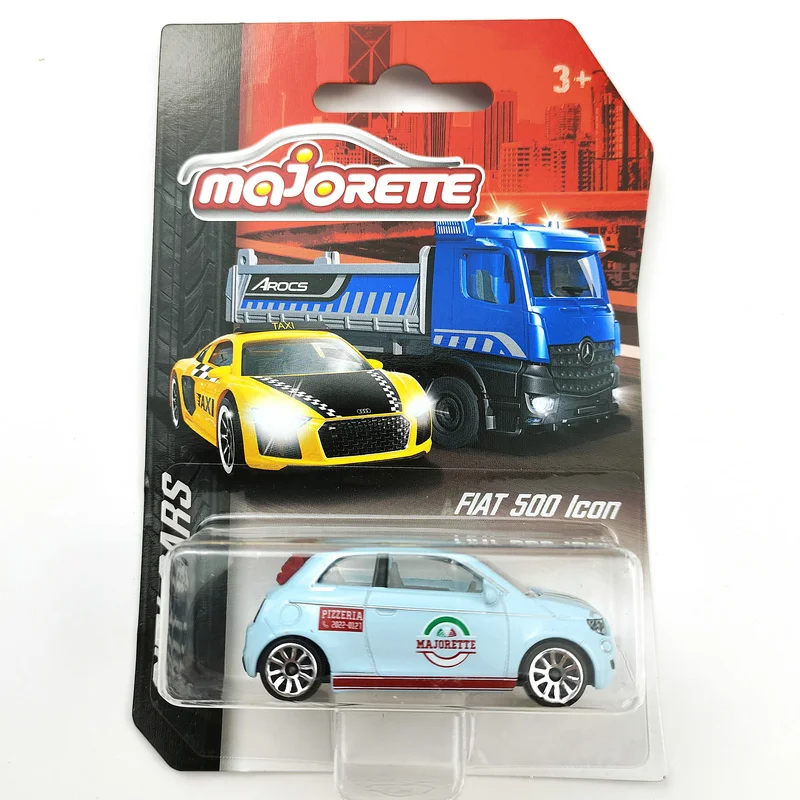 Majorette City Cars AUDI R8/FIAT 500/MAN TGS/ 1/64 Die-cast Model Toy Vehicles