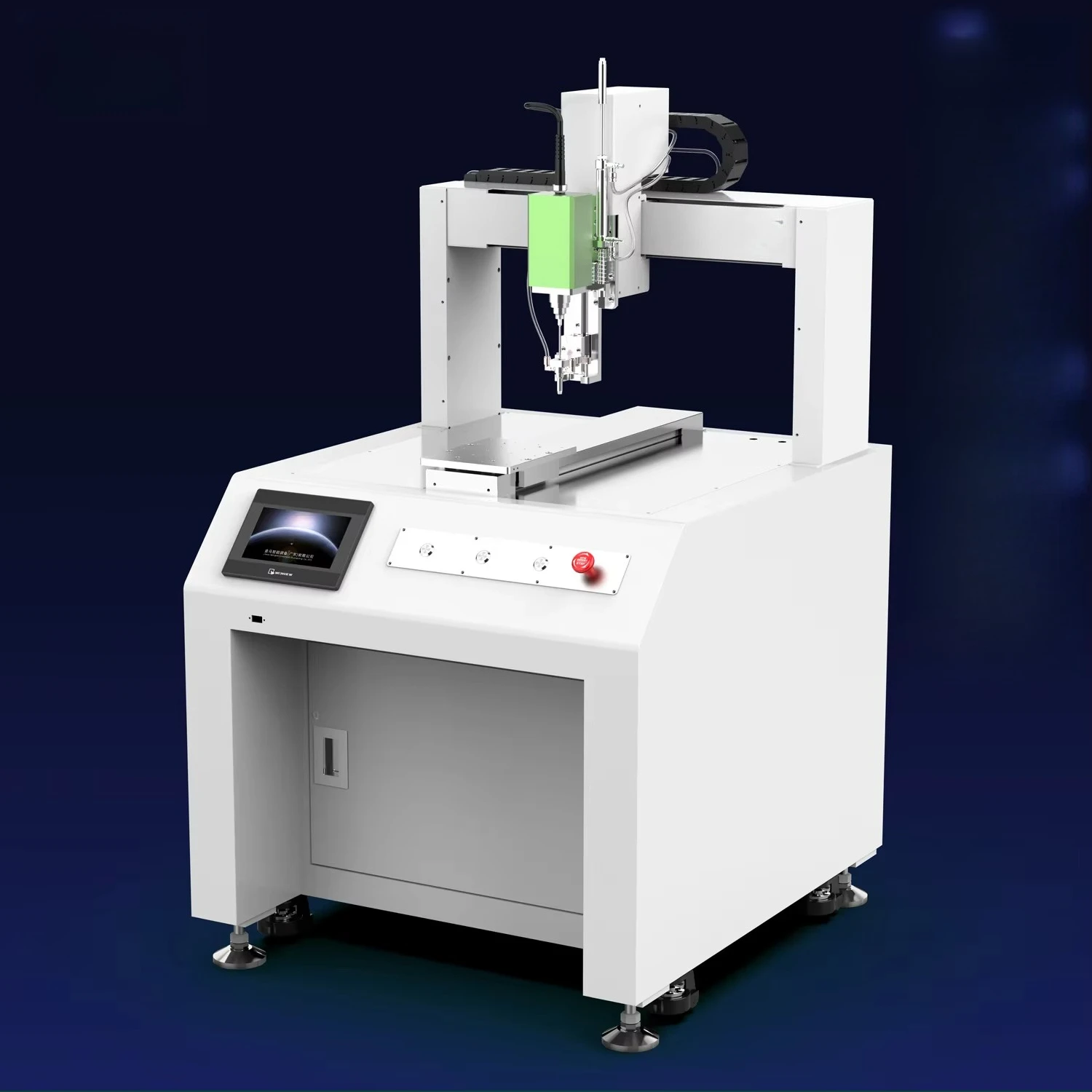 Floor-standing Industrial Auto Screw Locking Machine with Motor & Gearbox 300 kW Power Labor-Saving Continuous Operation