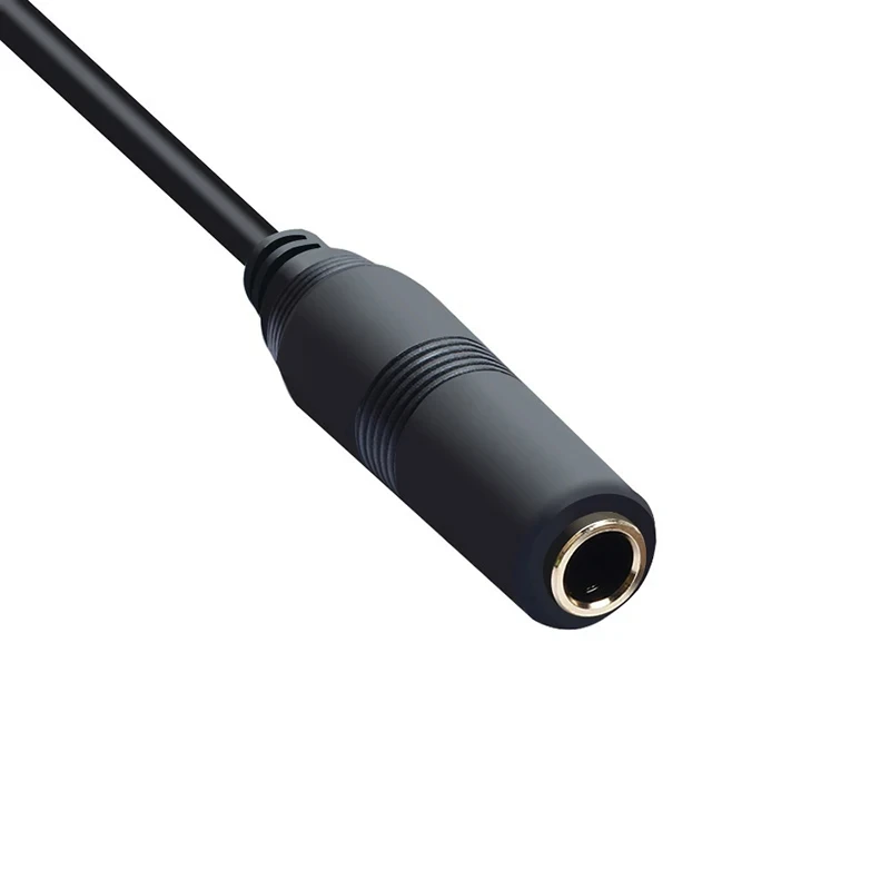 90 Graden Haakse 6.35 Mm TS Mono Jack 1/4 Inch TRS Stereo Kabel Man-vrouw Audio Verlengsnoer voor Gitaar Bas Mixer