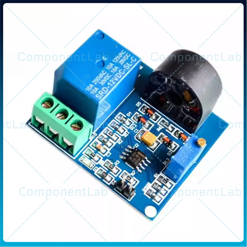 5-25pcs 5A Overcurrent Protection Sensor Module - AC Current Detection - 12V Relay
