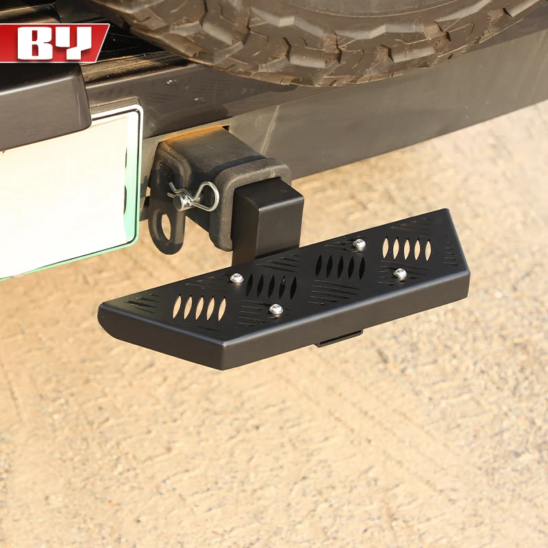 مانع صدمات خلفي للسيارة استقبال مقطورة وصلة سحب خطوة بار دواسة لخزان 400 2023 2024 2025 اكسسوارات #4